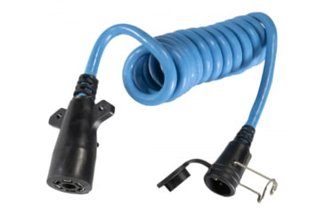 Image of Hopkins Towing Solutions Endurance Flex Coil Adapter 7 RV Blade To 6 Round, Center Pin Electronic Brake, 47085