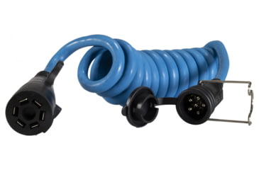 Image of Hopkins Towing Solutions Endurance Flex Coil Adapter 7 RV Blade To 6 Round, Center Pin Electronic Brake, 47085