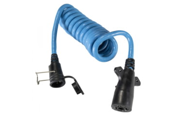 Image of Hopkins Towing Solutions Endurance Flex Coil Adapter 7 RV Blade To 6 Round, Center Pin Electronic Brake, 47085