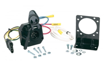 Image of Hopkins Towing Solutions Multi Tow 4 Flat To 6 Round And 4 Flat Adapter, 47175