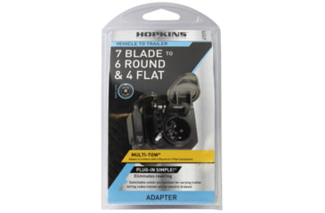 Image of Hopkins Towing Solutions Multi Tow 7 Blade To 6 Round And 4 Flat Adapter, Cp Electric Brake, 47575