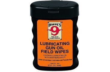 Image of Hoppe's Lubricating Gun Oil Field Wipes 1631