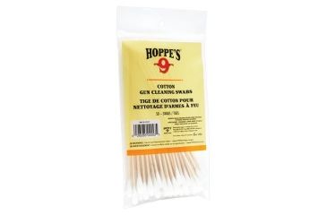 Image of Hoppe's 9 Cotton Cleaning Swab 50 Ct Wood Grain 5.9in, Poly Bag T06