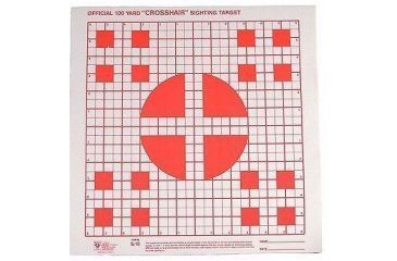 Image of Hoppes 100 yd. Multiple Crosshair Sighting Target 14x14 100 PK S10B