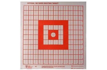 Image of Hoppes 100yd. Sighting Target 1in. 14 x 14 Paper 20pk S5