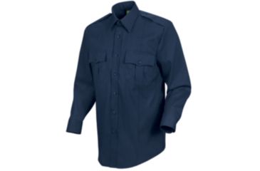 Image of Horace Small New Dimension Stretch Poplin Shirt , Dark Navy, 17535 HS111217535