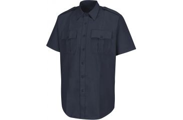 Image of Horace Small New Dimension Stretch Poplin Shirt , Dark Navy, SS205 HS1208SS205