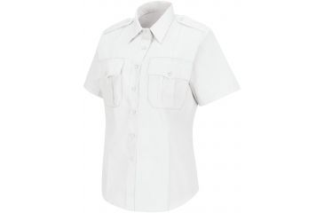 Image of Horace Small New Dimension Stretch Poplin Shirt , White, SSXL HS1270SSXL