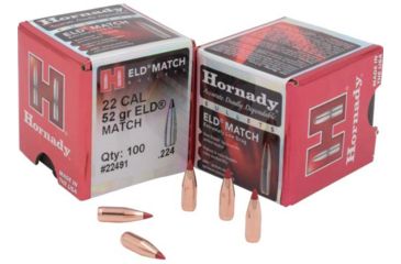 Image of Hornady 24561 ELD Match 6mm .243 108 GR 100 Box