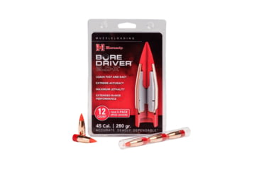 Image of Hornady .45 Caliber Rifle Bullets, 280 Grain, Extremely Low Drag - eXpanding, 12 Bullets, 67712