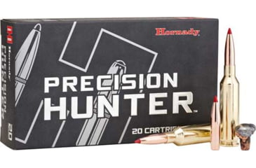 Image of Hornady Precision Hunter 7mm STW 162 grain Extremely Low Drag - eXpanding Brass Cased Centerfire Rifle Ammo, 20 Rounds, 80851