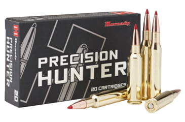 Image of Hornady Precision Hunter .30-378 Weatherby Magnum 220 grain Extremely Low Drag - eXpanding Brass Cased Centerfire Rifle Ammo, 20 Rounds, 82214