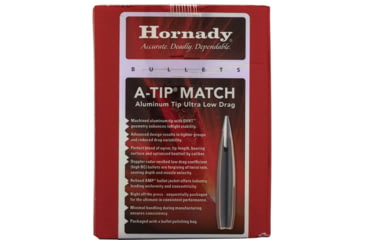 Image of Hornady A-Tip Match 6.5mm/.264 153 Grain, 500, 1-8, 26382