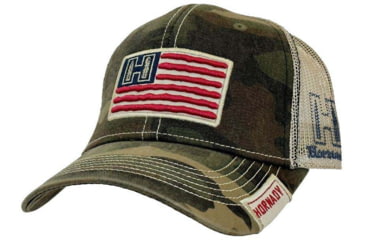 Image of Hornady American Flag Patch Hat - Mens, One Size, Camo, 10090