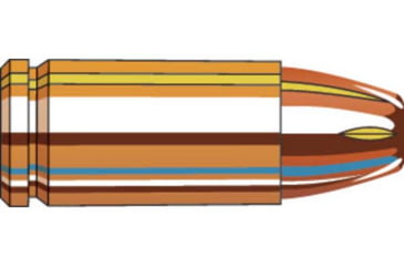 Image of Hornady American Gunner 9 mm Luger +P 124 grain eXtreme Terminal Performance Brass Cased Centerfire Pistol Ammo, 25 Rounds, 90224