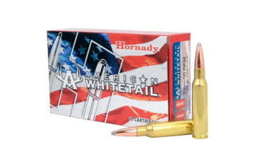 Image of Hornady American Whitetail 7mm-08 Remington 139 grain InterLock SP Brass Cased Centerfire Rifle Ammo, 200 Round
