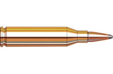 Image of Hornady American Whitetail .243 Winchester 100 grain InterLock Boat-Tail SP Brass Cased Centerfire Rifle Ammo, 20 Rounds, 8047
