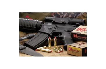 Image of Hornady American Whitetail Tipped 450 Bushmaster 250 Grain FTX Brass Cased Rifle Ammo, 20 Rounds, 82244