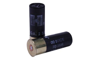 Image of Hornady BLACK 12 Gauge 8 Pellet 2.75 in #00 Buck Centerfire Shotgun Buckshot Ammo, 10 Rounds, 86249