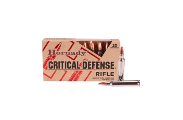 Image of Hornady Critical Defense .223 Remington 55 grain Flex Tip eXpanding Brass Cased Centerfire Rifle Ammo, 20 Rounds, 80270