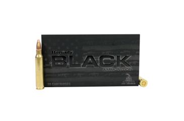 Image of Hornady BLACK .223 Remington 62 grain Full Metal Jacket Brass Cased Centerfire Rifle Ammo, 20 Rounds, 80234