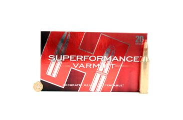 Image of Hornady Superformance .243 Winchester 75 grain V-MAX Brass Cased Centerfire Rifle Ammo, 20 Rounds, 83433