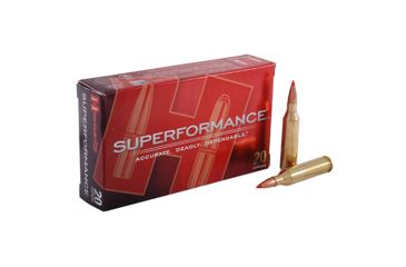Image of Hornady Superformance .260 Remington 129 grain Super Shock Tip Brass Cased Centerfire Rifle Ammo, 20 Rounds, 8552