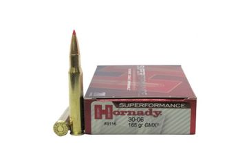 Image of Hornady Superformance .30-06 Springfield 165 grain Gilding Metal eXpanding Brass Cased Centerfire Rifle Ammo, 20 Rounds, 8116