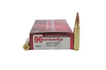 Image of Hornady Superformance .300 Savage 150 grain Super Shock Tip Brass Cased Centerfire Rifle Ammo, 20 Rounds, 82221