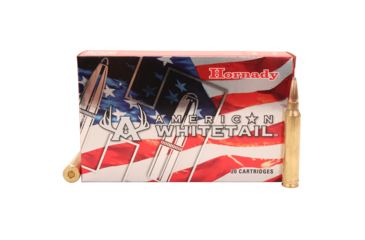 Image of Hornady American Whitetail .300 Winchester Magnum 180 grain InterLock SP Brass Cased Centerfire Rifle Ammo, 20 Rounds, 82044