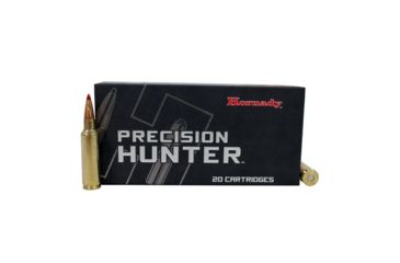 Image of Hornady Precision Hunter .300 Winchester Short Magnum 200 grain Extremely Low Drag - eXpanding Brass Cased Centerfire Rifle Ammo, 20 Rounds, 82208