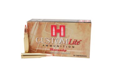 Image of Hornady Custom .308 Winchester 125 grain Super Shock Tip Brass Cased Centerfire Rifle Ammo, 20 Rounds, 80866