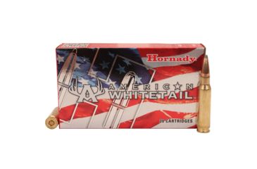 Image of Hornady American Whitetail .308 Winchester 165 grain InterLock SP Brass Cased Centerfire Rifle Ammo, 20 Rounds, 80904