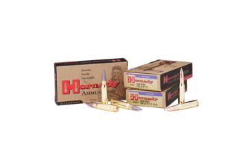 Image of Hornady Match .308 Winchester 168 grain Boat-Tail Hollow Point Match Brass Cased Centerfire Rifle Ammo, 20 Rounds, 8097