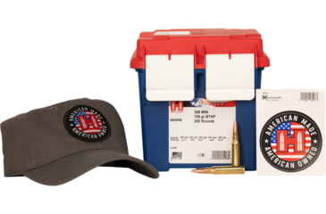 Image of Hornady Ammo .308 Winchester 155 Grain Brass Cased Match Rifle Ammunition, 250 Round, 80908