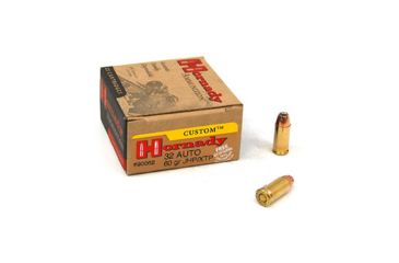 Image of Hornady Custom .32 ACP 60 grain eXtreme Terminal Performance Brass Cased Centerfire Pistol Ammo, 25 Rounds, 90062