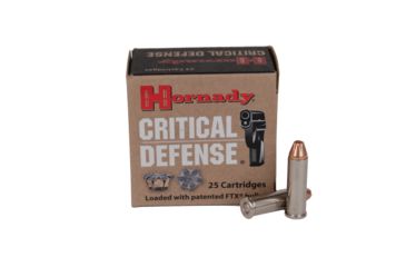 Image of Hornady Critical Defense .32 H&amp;R Magnum 80 grain Flex Tip eXpanding Brass Cased Centerfire Pistol Ammo, 25 Rounds, 90060
