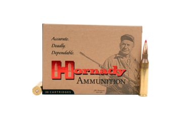 Image of Hornady Match .338 Lapua Magnum 285 grain Extremely Low Drag Match Brass Cased Centerfire Rifle Ammo, 20 Rounds, 82300
