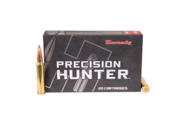 Image of Hornady Precision Hunter .338 Win Mag 230 grain Extremely Low Drag - eXpanding Brass Cased Centerfire Rifle Ammo, 20 Rounds, 82222