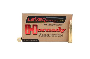 Image of Hornady LEVERevolution .35 Remington 200 grain Flex Tip eXpanding Brass Cased Centerfire Rifle Ammo, 20 Rounds, 82735