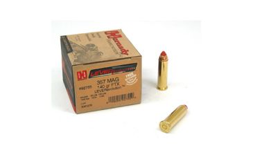 Image of Hornady LEVERevolution .357 Magnum 140 grain Flex Tip eXpanding Brass Cased Centerfire Pistol Ammo, 25 Rounds, 92755