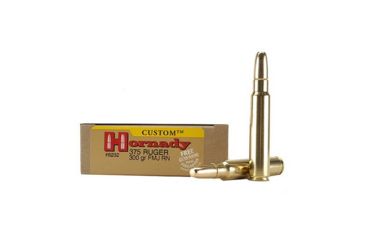 Image of Hornady Dangerous Game .375 Ruger 300 grain Dangerous Game Solid Brass Cased Centerfire Rifle Ammo, 20 Rounds, 8232