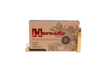 Image of Hornady Dangerous Game .416 Ruger 400 grain Dangerous Game eXpanding Bonded Brass Cased Centerfire Rifle Ammo, 20 Rounds, 82667