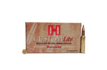 Image of Hornady Custom 7mm-08 Remington 120 grain Super Shock Tip Brass Cased Centerfire Rifle Ammo, 20 Rounds, 80572