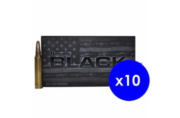 Image of Hornady BLACK 5.56x45mm NATO 75 grain InterLock HD SBR Brass Cased Centerfire Rifle Ammo