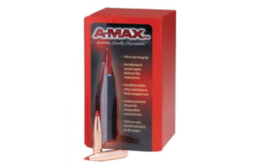 Image of Hornady BLLT 6mm .243 105 Grain A-MAX Rifle Bullet, HORN24562