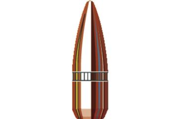 Image of Hornady Bullets, .22 cal, 55 grain, Full Metal Jacket Boat Tail w/Cannelure, 0.224 inch Diameter, 1000-Rounds, 22672
