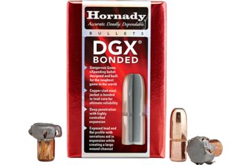 Image of Hornady Bullets, .375 cal, 300 grain, DXG Bonded, 0.375 inch Diameter, 50-Rounds, 37214