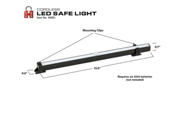 Image of Hornady Cordless LED Safe Light, 20 LEDs, White, 96001