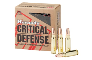 Image of Hornady Critical Defense, 5.7x28mm, 40 Grain, FTX Centrefire, Rifle Ammo, 25 Rounds, 90000-25RD